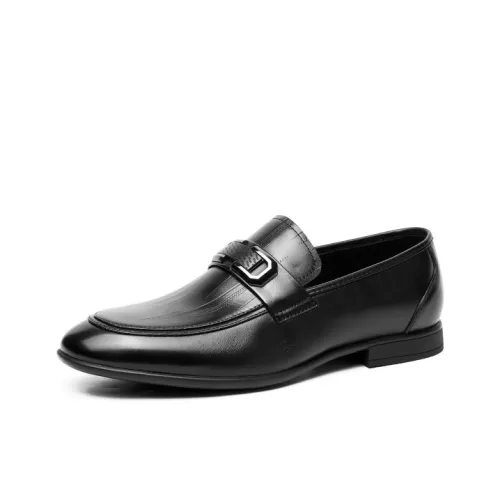 AOKANG Dress Shoes Men Low-Top