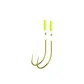 Gold Haixi Barbless Hook[Size 6#7#/Leader Line 1.0#]