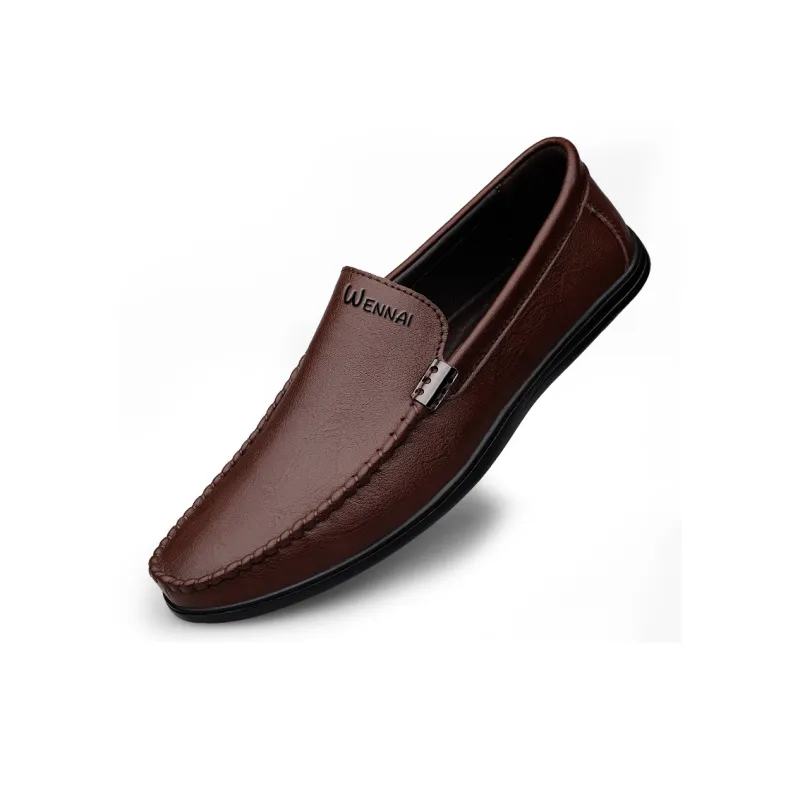 Wen Nai Casual Shoes Men's Brown-2