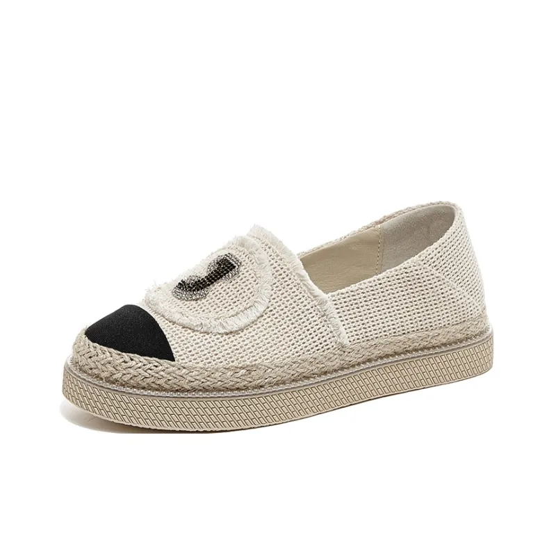 JOSINY Espadrilles Women's Ecru/Apricot-10