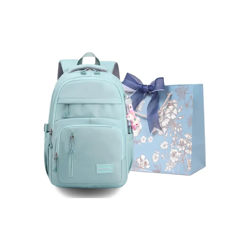 REDOO Nylon Backpack Regular Unisex Black/Pink/Purple/Orange/Blue-8