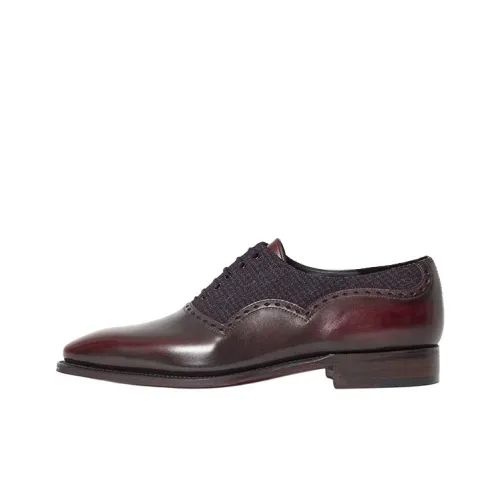 MAISON CORTHAY Dress Shoes Men Low-Top Red