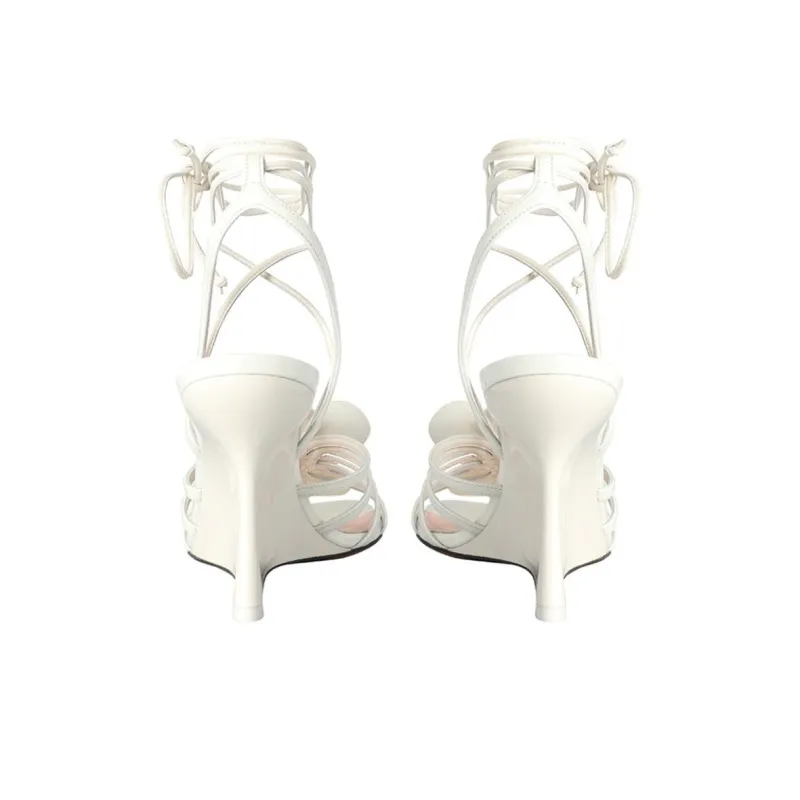 Zimmermann Natura Roman Sandals 8.5cm Women's White-4
