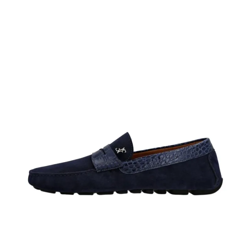 Billionaire Loafers Men's Dark Blue-0