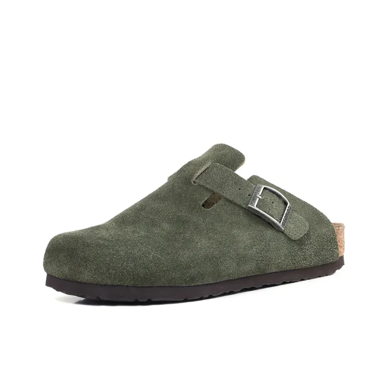 East Garden Works EVA Cork Sole Slip Resistant Abrasion Resistant Birkenstock Closed Toe Slippers Unisex-1