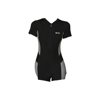 LEACCO Swimming Sets Polyamide Polyester Elastane Beach Surfing Women's Black