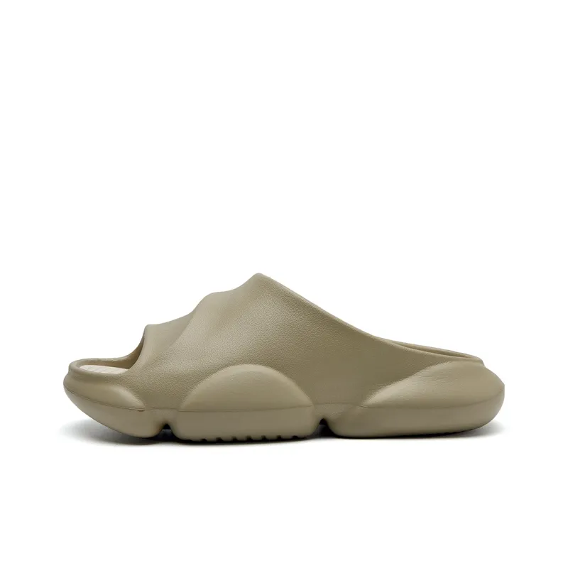 HLA Slide Slippers Men Black/White/Sand-10