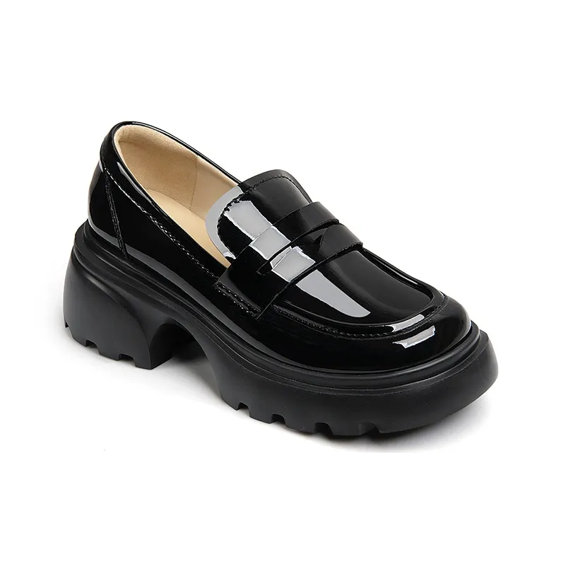 Lily Wei Loafers 6.5cm Women's Black-1