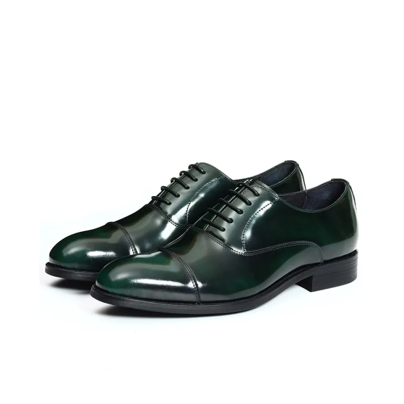 ASTON M.JAZZ Dress Shoes Men Low Top Black/Brown-14