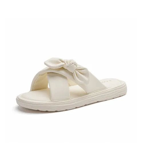 FOXER Slide Slippers Women's Off White