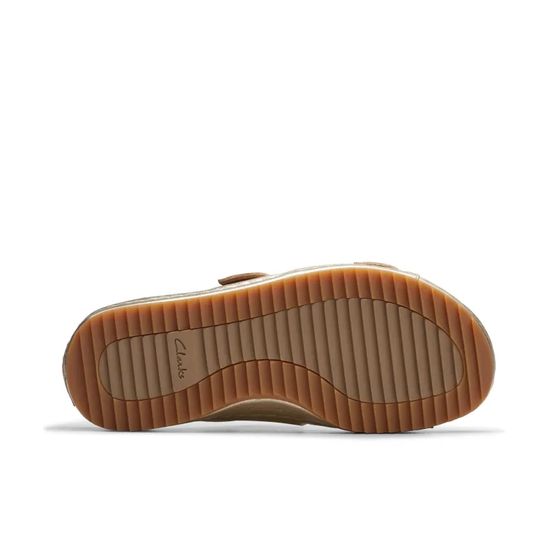 Clarks Slip Resistant Slide Slippers Women's Gold-4