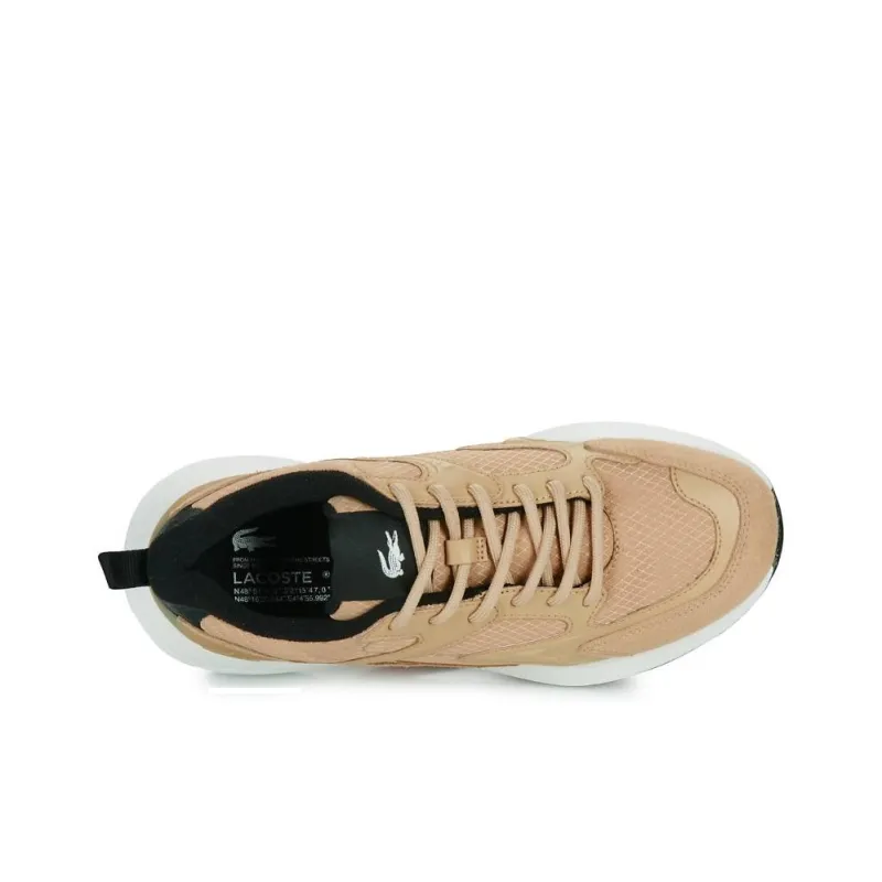 LACOSTE Low Top Casual Shoes Women's Light Brown-3