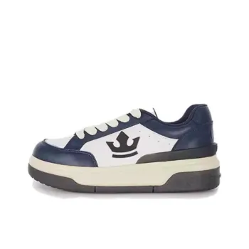 SUPRA Anti-Slip Wear-Resistant Low-Top Casual Shoes Unisex Navy Blue