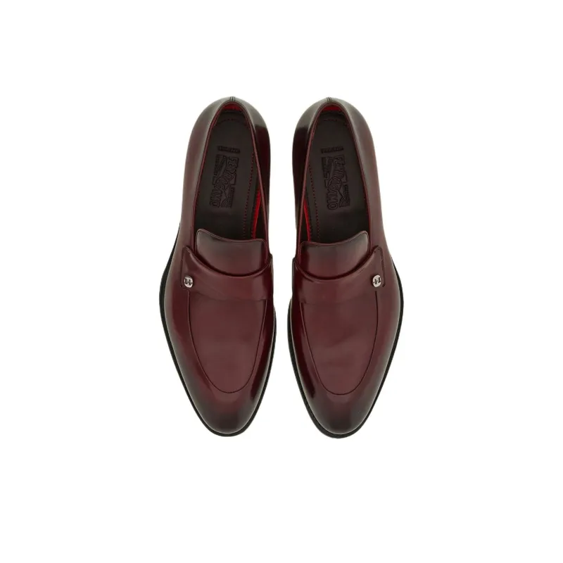 FERRAGAMO Tramezza Leather Loafers-2
