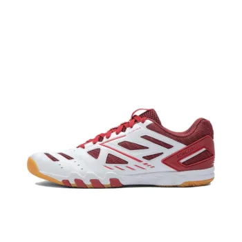 DECATHLON Anti Slip Wear Resistant Low Top Table Tennis Shoes Unisex Red White