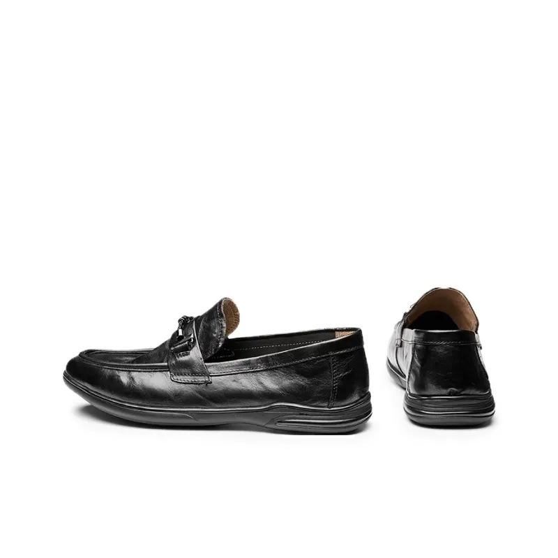 LEYGMENLG Loafers Men Black/Red Coffee-1