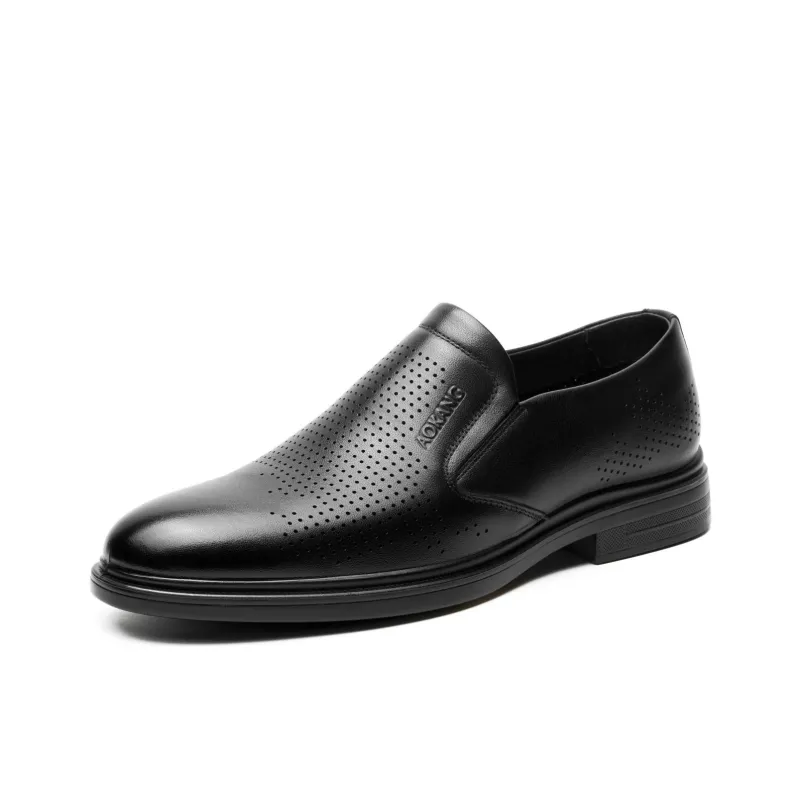 AOKANG Dress Shoes Men Low Top None-1