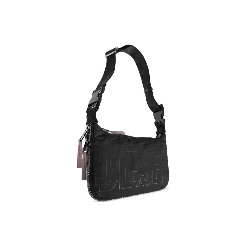 DIESEL Zip D Zip D Logo Printed Shoulder Bag-1