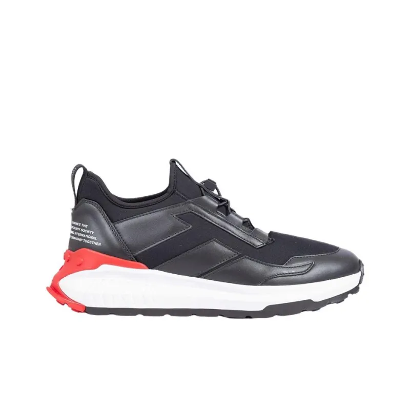 TOD'S No_Code X Wear-Resistant Low-Top Athletic Shoes Men's Black-1