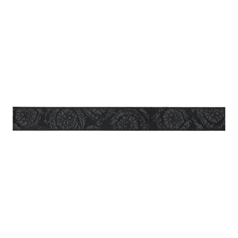FANSIZHE Calfskin, Fabric, Nylon, Metal Leather Belts Men's Black Width 4CM-1