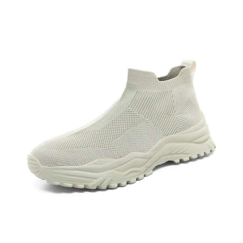 SENGUIBUCK Breathable Lightweight Low-Top Casual Shoes Men's Gray-9