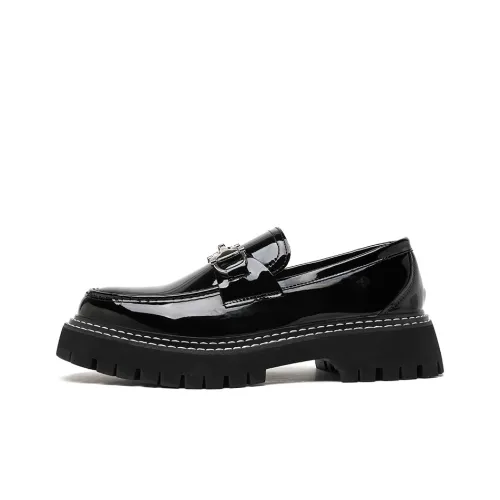 Xiwencha Loafers Men Black
