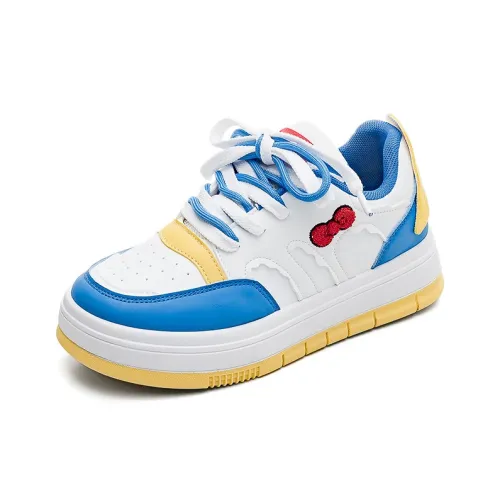HUANQIU Low Top Skateboard Shoes Women's Blue