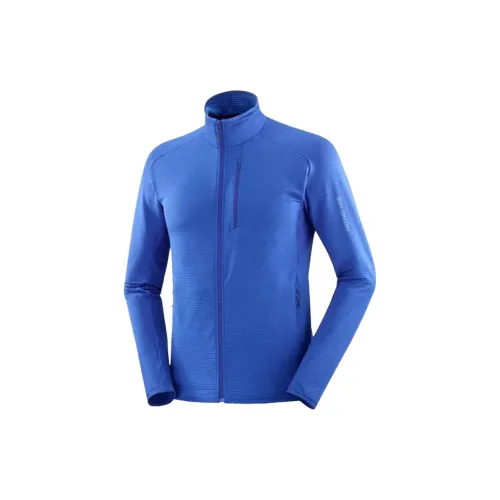 SALOMON ESSENTIAL LIGHTWARM Jackets Men Blue