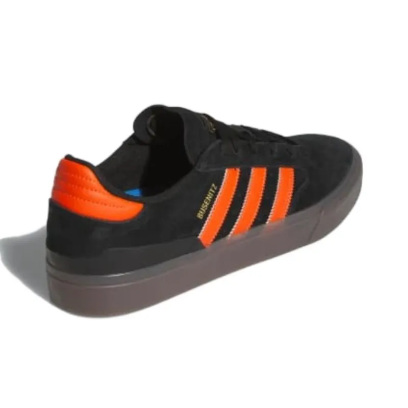 Adidas Busenitz Vulc Ii Core Black Collegiate Orange Gum-2