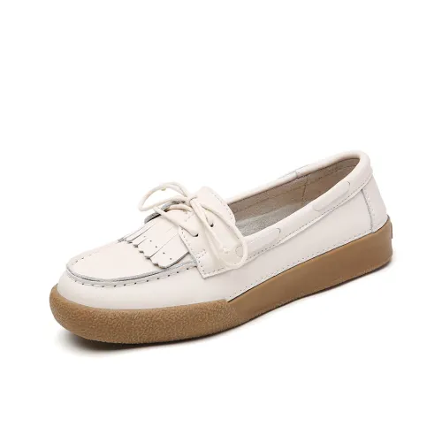 Reivanti Casual Single Shoes 2.5cm Women's Beige