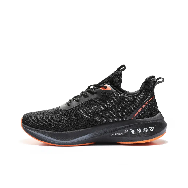 CariteSport Anti-Slip Wear-Resistant Breathable Supportive Lightweight Low-Top Sports Running Shoes Men's-0