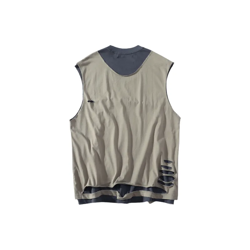 A SQUARE ROOT Tank Tops Unisex Gray Blue-1