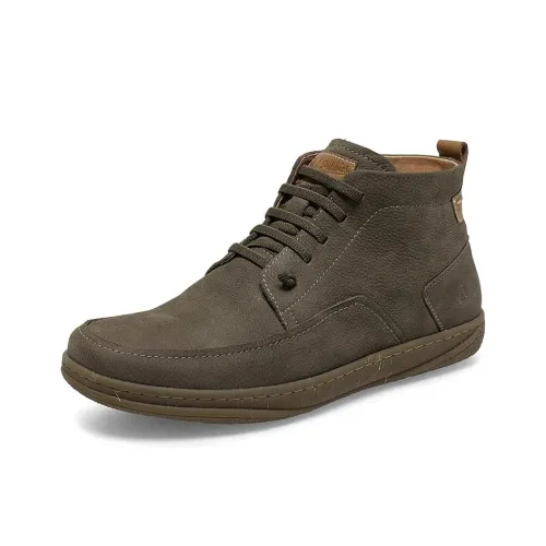 Hush Puppies Ankle Boots Men Deep Khaki