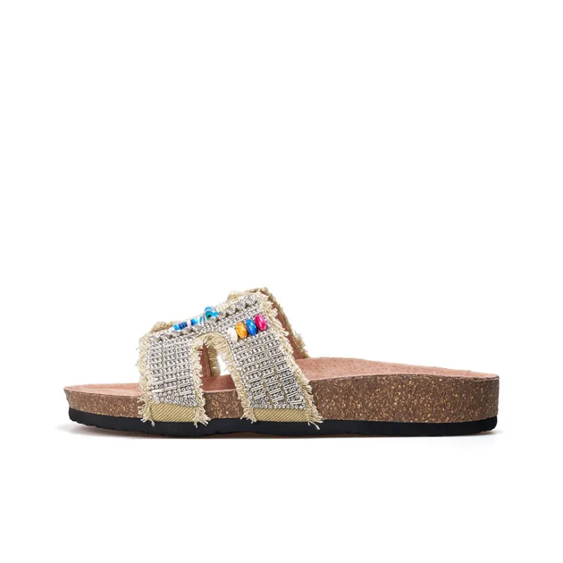 Joy&Mario Slip Resistant Slide Slippers Women's-7