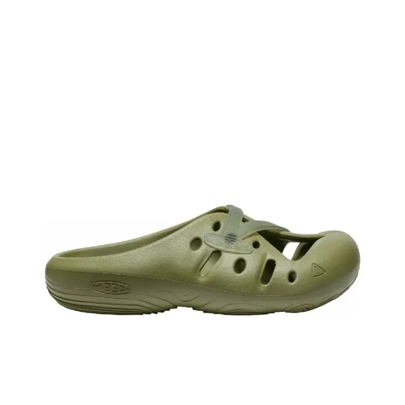 KEEN YOGEEZ Closed Toe Slippers Unisex Martini Olive Green-1