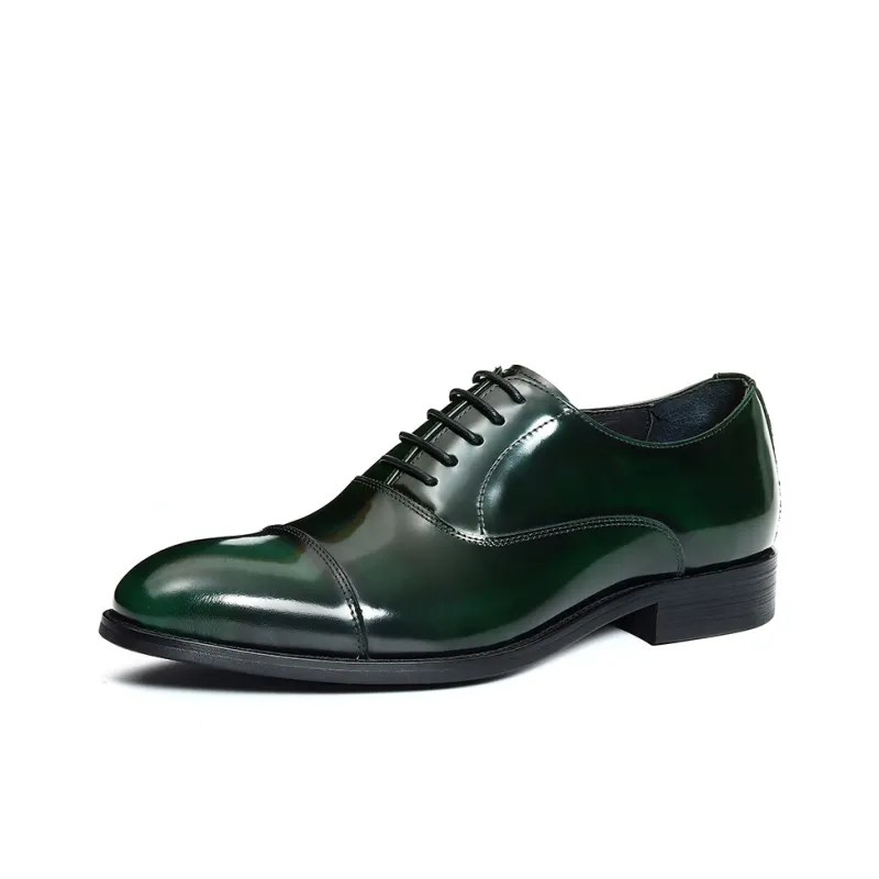 ASTON M.JAZZ Dress Shoes Men Low Top Black/Brown-13