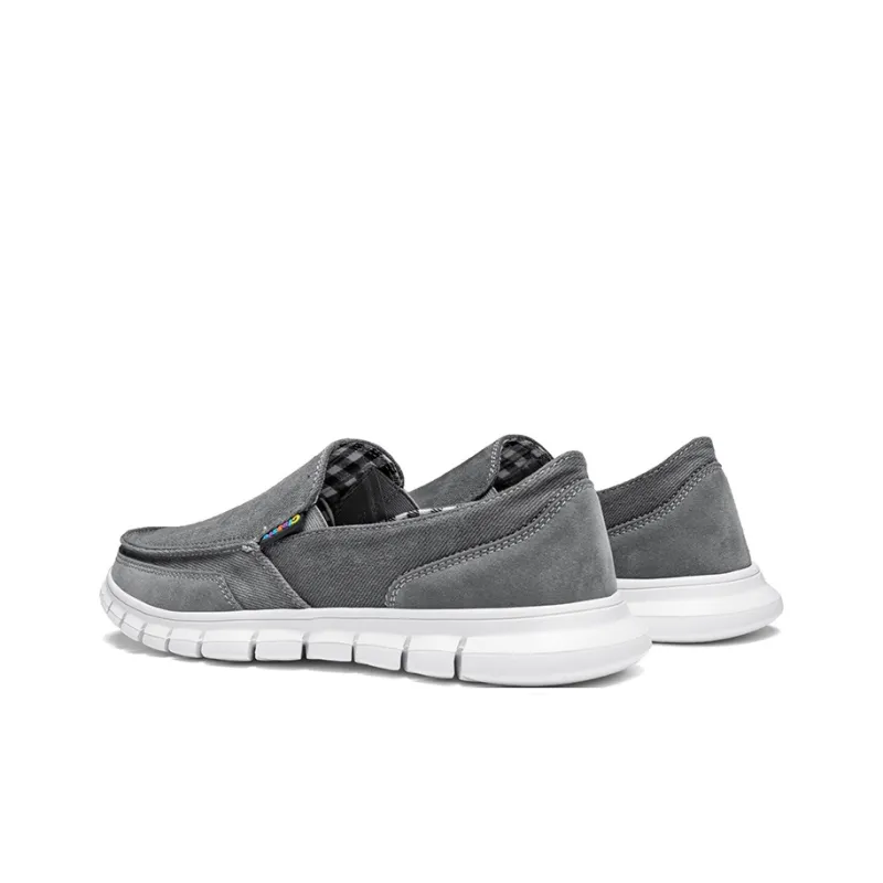 SENGUIBUCK Casual Shoes Men Low Top Dark Gray/Dark Blue/Light Green-1