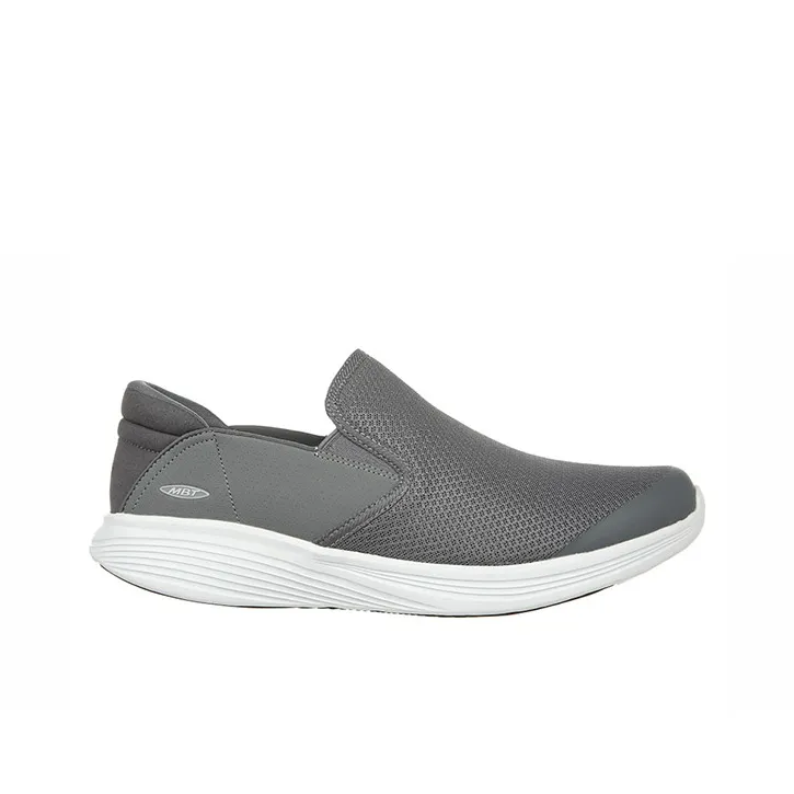 MBT Curved Sole Men's Platform Casual Shoes For Commuting Arch Support Breathable Lightweight MODENA 1479Y Gray-1