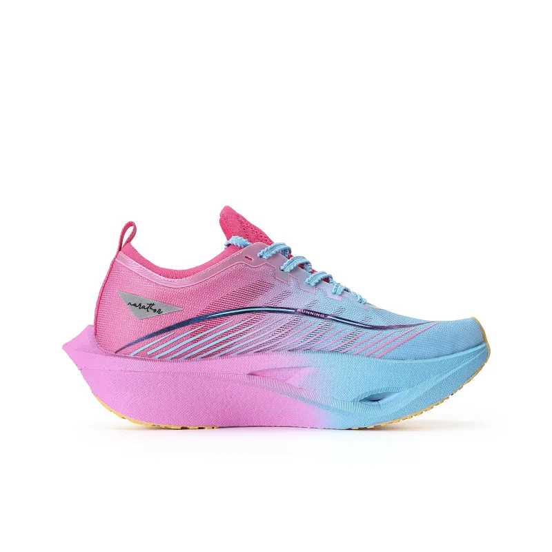 Xiangpao Running Shoes Unisex Low Top Blue Purple-2