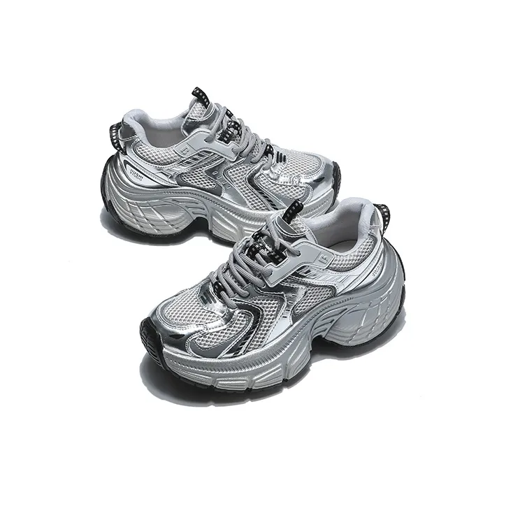BDED Breathable Height Increasing Low-Top Chunky Sneakers Women's-3