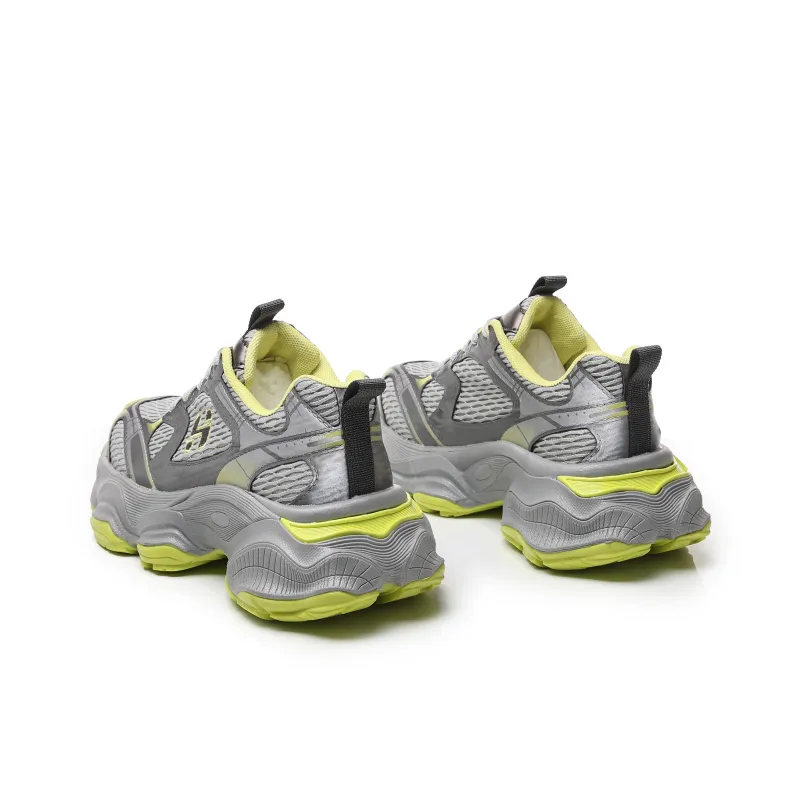HSTYLE Cushioning Anti-Slip And Wear-Resistant Low-Top Chunky Sneakers Women's-2