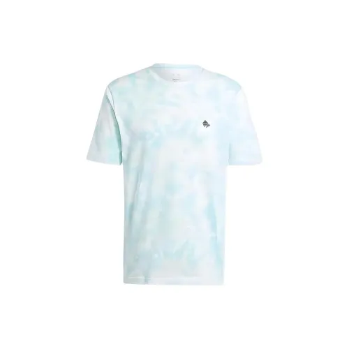 Adidas Day T-Shirts Men Semi-Shimmery Light Green