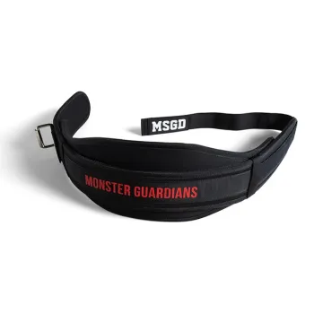 Monster Guardians Back Support Braces Fitness Breathable Protective Black Nylon Unisex