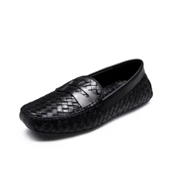 Voguhomme Gommino Loafers Men Black