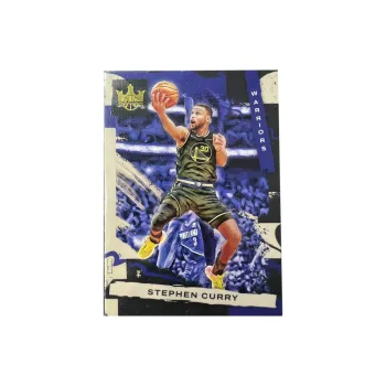 PANINI Warriors Stephen Curry Elementary School Student Oil Painting Rare Card Sports Cards 1 Pc