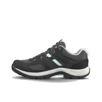 DECATHLON MH100 Wear-Resistant Waterproof And Breathable Low-Top Hiking Trekking Shoes Women's Gray Green