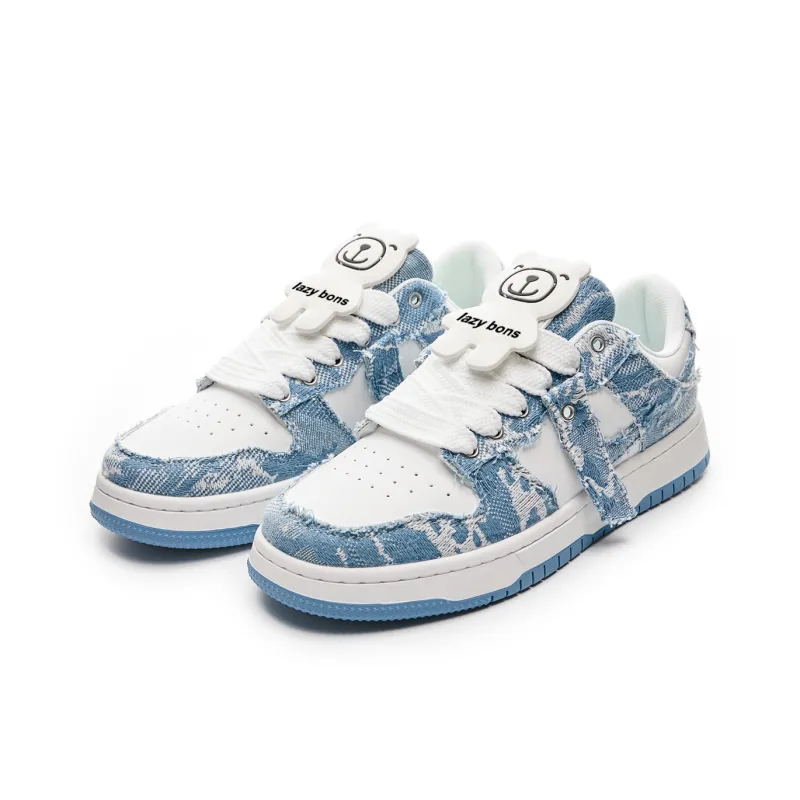 LAZY BONS Abrasion Resistant Breathable Slip Resistant Low Top Skateboard Shoes Unisex-1