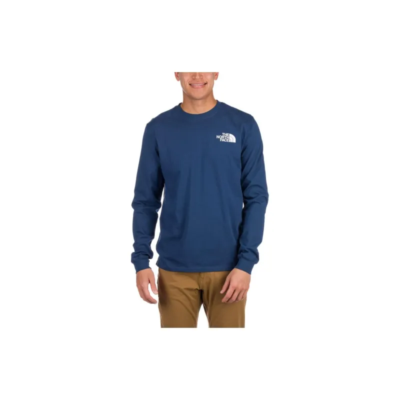 THE NORTH FACE TNF Sleeve Hit T-Shirt Men's Dark Blue-1