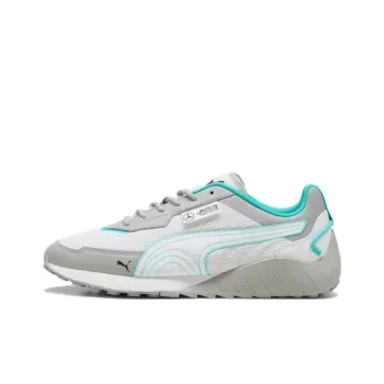 PUMA Mercedes AMG Petronas F1® Anti Slip Wear Resistant Low Top Casual Running Shoes Men's White Gray