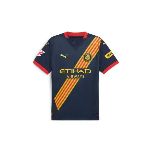 PUMA Girona FC Soccer Jerseys Men Blue/Yellow